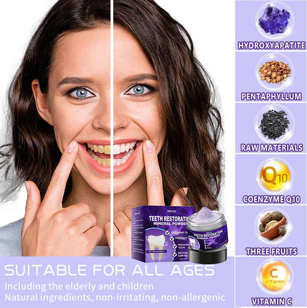 𦷠BBOJI⢠Teeth Restoration Mineral Powder