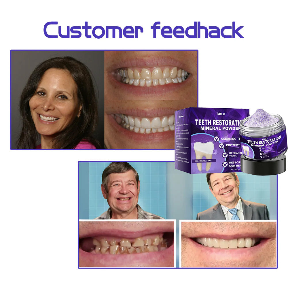 𦷠BBOJI⢠Teeth Restoration Mineral Powder