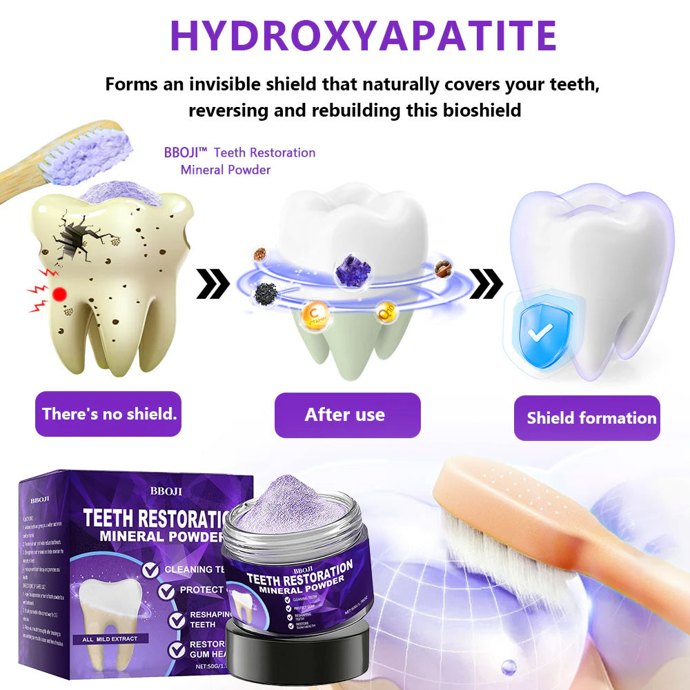 𦷠BBOJI⢠Teeth Restoration Mineral Powder