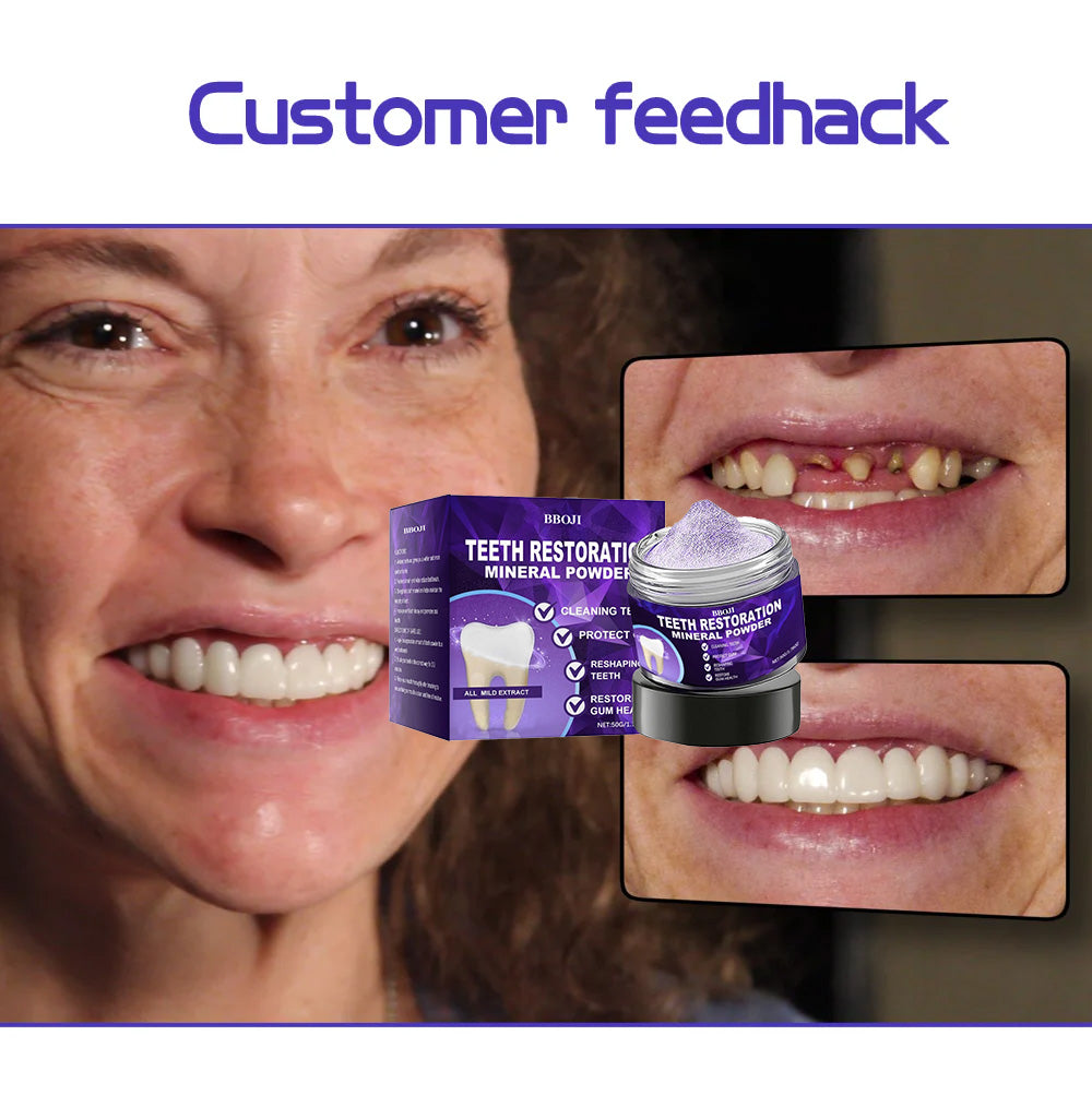 𦷠BBOJI⢠Teeth Restoration Mineral Powder